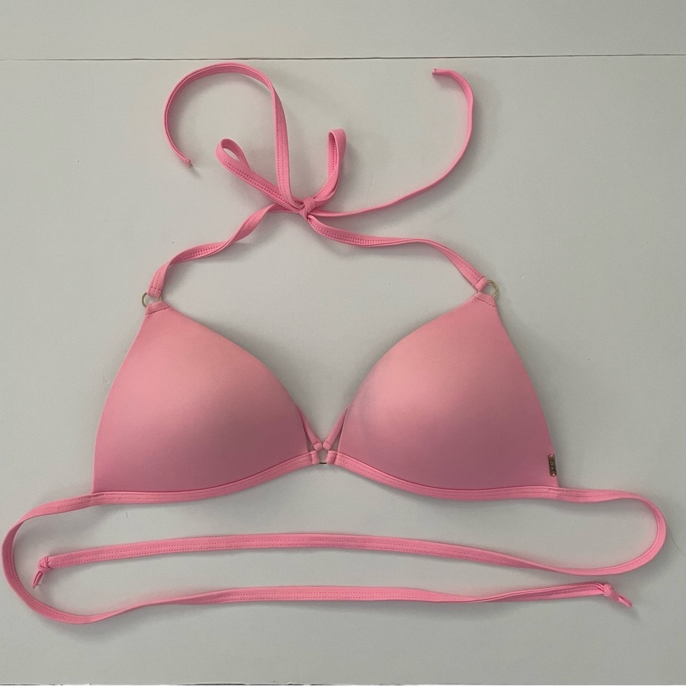 PINK Victoria's Secret Women’s Bikini Top Size Large Pink